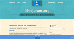 Desktop Screenshot of librojuegos.org